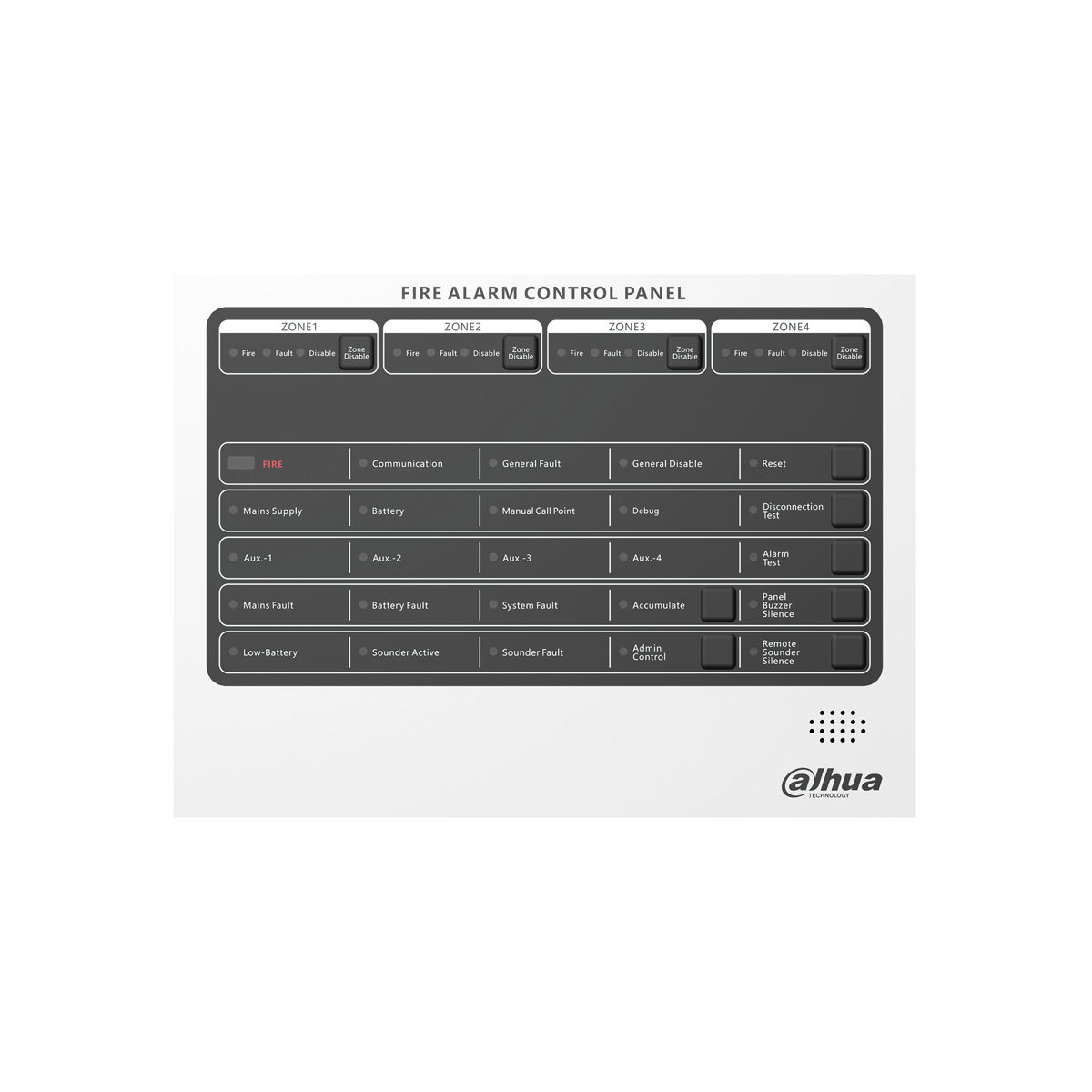 Dahua HY-C102-4 Konvansiyonel Yangın Alarm Kontrol Paneli