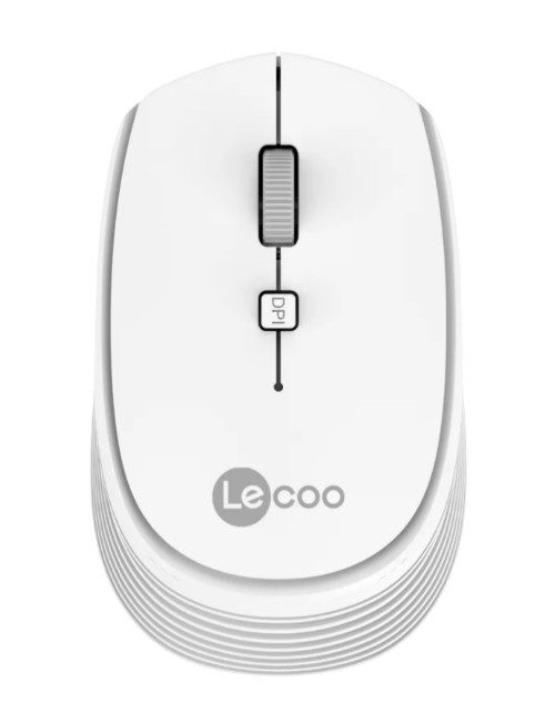 Lenovo Lecoo WS202 Nano Alıcılı Kablosuz 1600dpi Beyaz 4 Tuş Mouse
