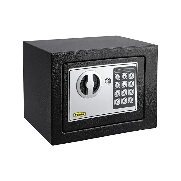 Yuma Ym-800 Mini Boy Şifreli Ve Anahtarlı Çelik Kasa