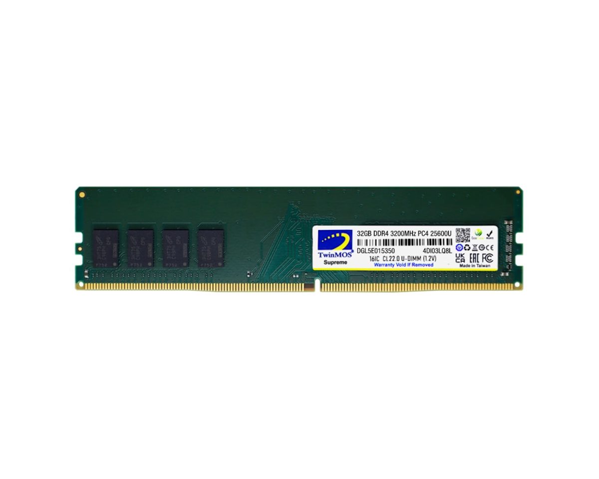 32GB TwinMOS DDR4 3200MHz (MDD432GB3200DWO) Pc Ram