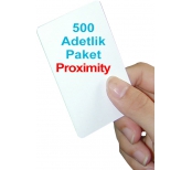 500 adet 1.Sınıf Proximity Kart (Seri numara baskılı )