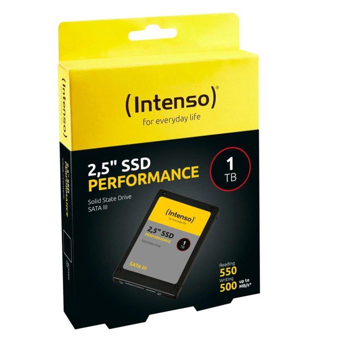 2TB Intenso Top 2.5" Sata 3 (3812470) 520MB-500MB/s SSD Disk
