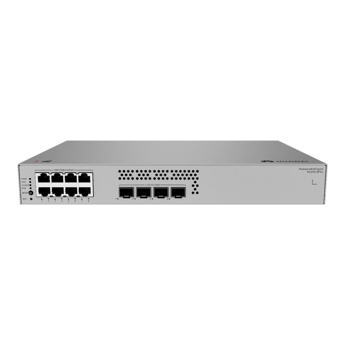 HUAWEI eKit S220S-8P4J 8GE PoE+ 128W, 4x 2,5G SFP L2 Yönetilebilir Switch