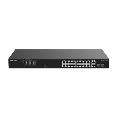 Ruijie Reyee RG-ES126FGS-LP 24 Port FE PoE 180W +2GE +1COMBO Yönetilemez Switch