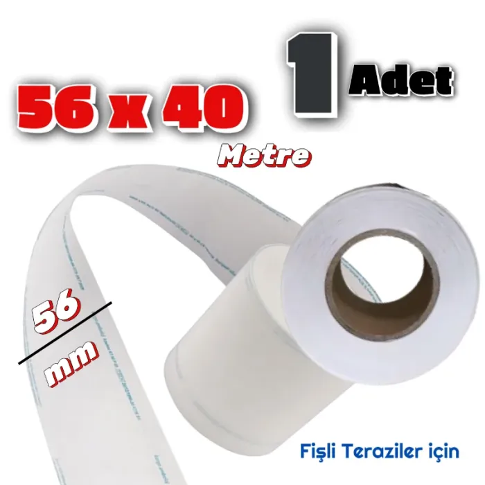 Rulo 56 x 40 Termal Terazi uyumlu