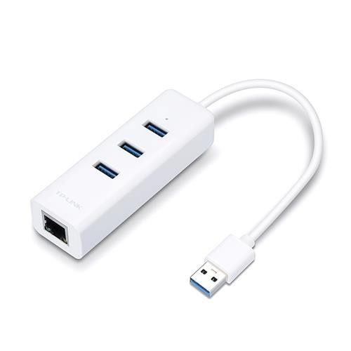 Tp-Link UE330 10/100/1000 Mbps 3.0 USB Ethernet Çevirici + 3 Port USB Çoğaltıcı