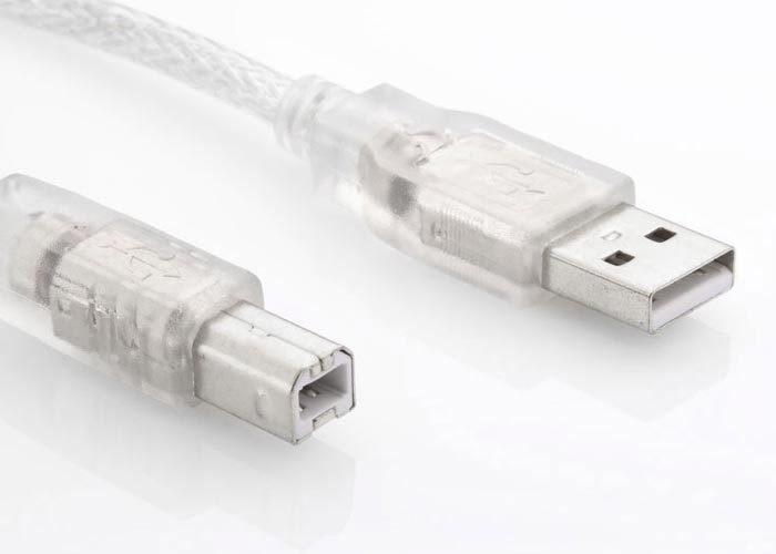 S-link SL-U2003 Usb2.0 3m Şeffaf Yazıcı Kablo